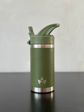 Cargar imagen en el visor de la galería, Earthy KIDS Bottle 350ml verde musgo