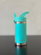 Cargar imagen en el visor de la galería, Earthy KIDS Bottle 350ml turquesa