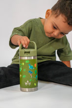Cargar imagen en el visor de la galería, Kids Bottle Dinos 350ml verde musgo
