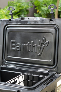 Earthy PEAK COOLER negra 35L
